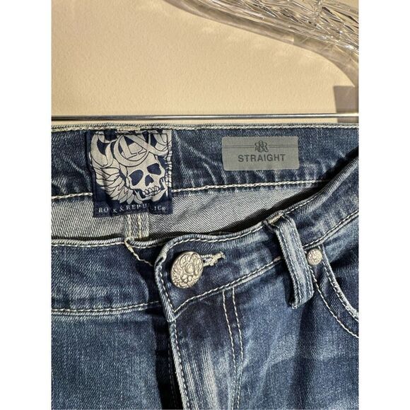 Rock & republic straight Neil jeans size 34X30 - Picture 3 of 7